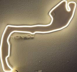 Néon LED du circuit de Monaco